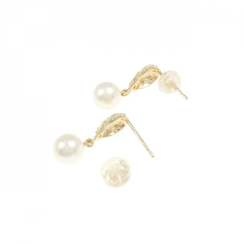 K18YG Bông tai ngọc trai Akoya 6.0mm - Hàng hiệu Chính hãng 870928