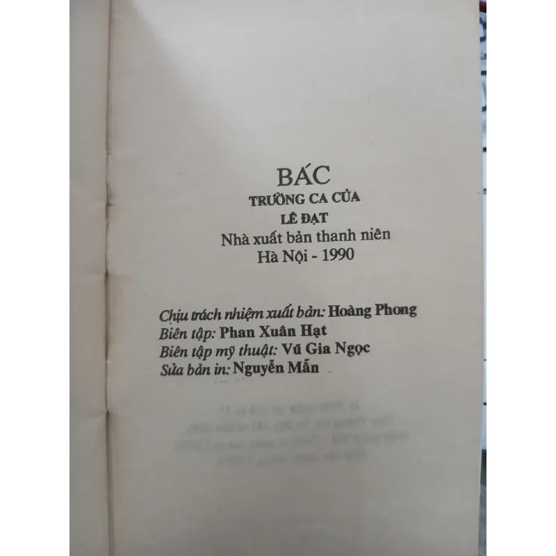 BÁC - TRƯỜNG CA CỦA LÊ ĐẠT 930843