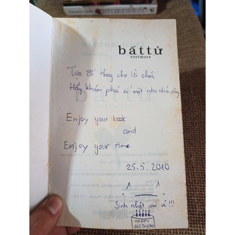 Bất tử - Alyson Noel 2010 mới 80% ố(Văn học nước ngoài) HLSC2404 1028386