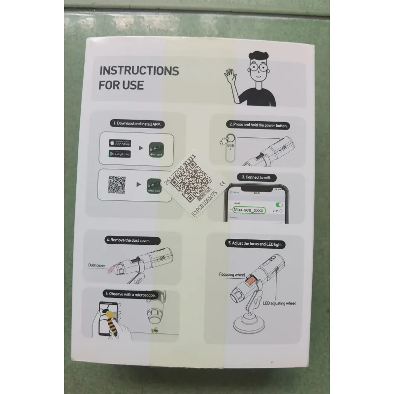 [Máy chụp ảnh siêu nhỏ wifi] Wifi Digital microscope 50x - 1000x - Steinemann 1021653