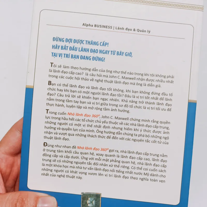 Nhà Lãnh Đạo 360 Độ - John C Maxwell 993367
