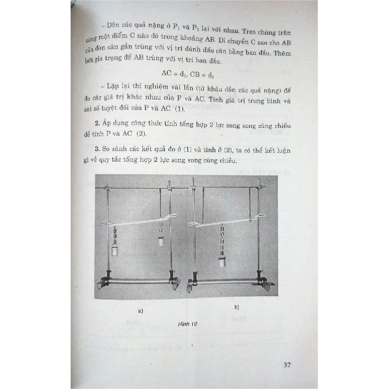 Thực hành vật lí lớp 10 xưa 13423