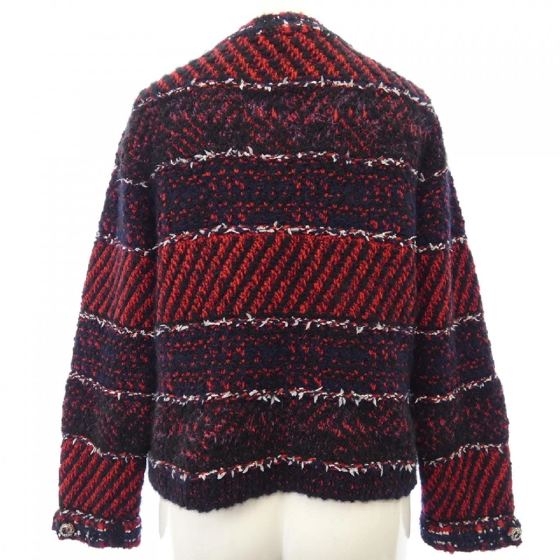 【Mã giảm giá】Áo khoác không cổ CHANEL 638018