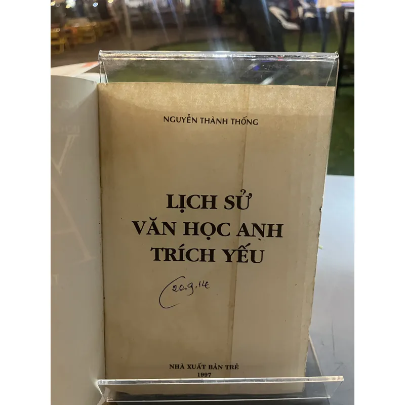 LỊCH SỬ VĂN HỌC ANH - NGUYỄN THÀNH THỐNG 731291