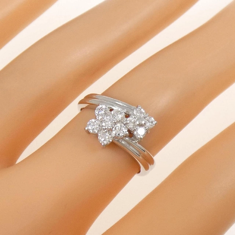 Nhẫn kim cương hoa PT900 0.50CT - Hàng hiệu Authentic 847497