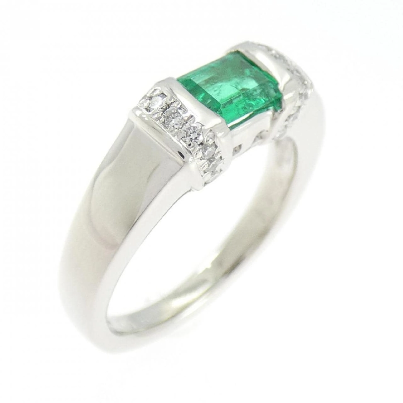 Nhẫn Emerald PT900 0.44CT - Hàng hiệu Chính hãng 853787