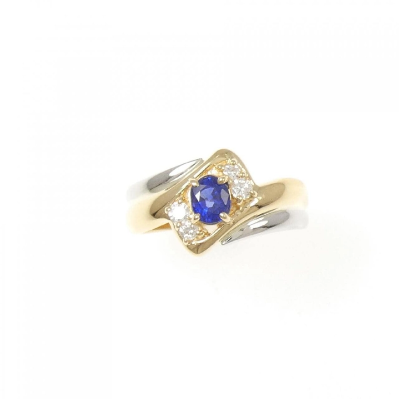 Nhẫn Sapphire K18YG/PT900 0.36CT - Hàng hiệu Chính hãng 854490