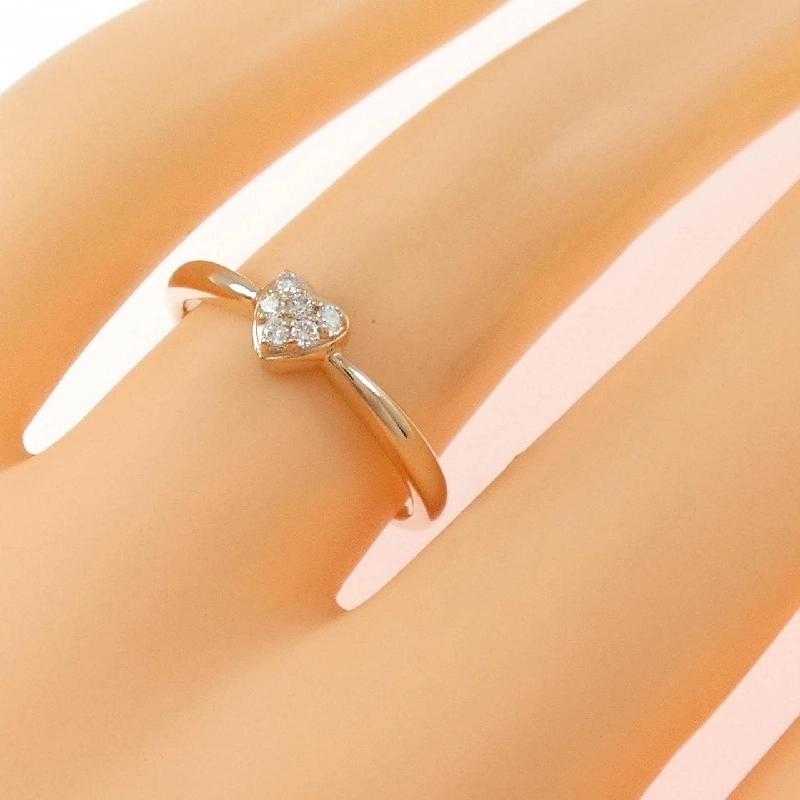 Nhẫn kim cương hình trái tim K18PG 0.07CT - Hàng hiệu chính hãng 850655