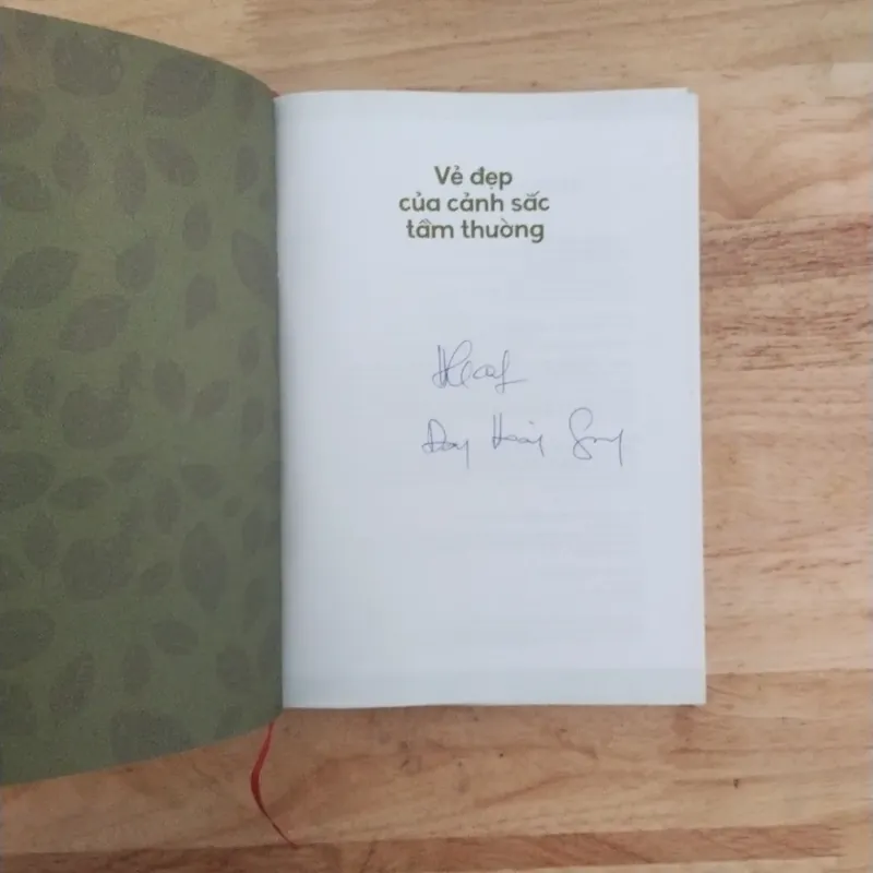 Vẻ đẹp của cảnh sắc tầm thường (cũ - bìa cứng - chữ ký tg) 603651