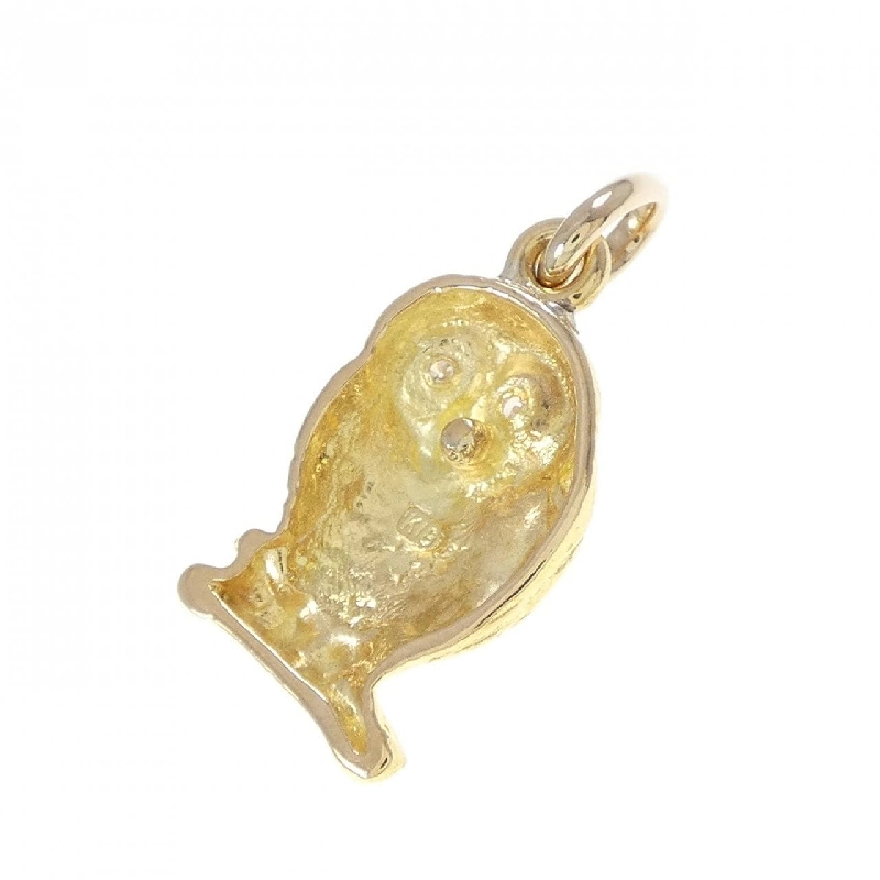 K18YG Cú Đêm Kim Cương Mặt Dây - Hàng hiệu Chính hãng 865921