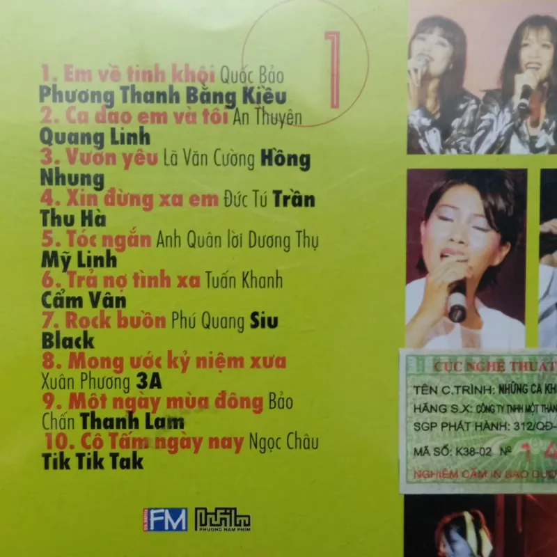 2 đĩa CD chính hãng Làn Sóng Xanh (1999) 961265