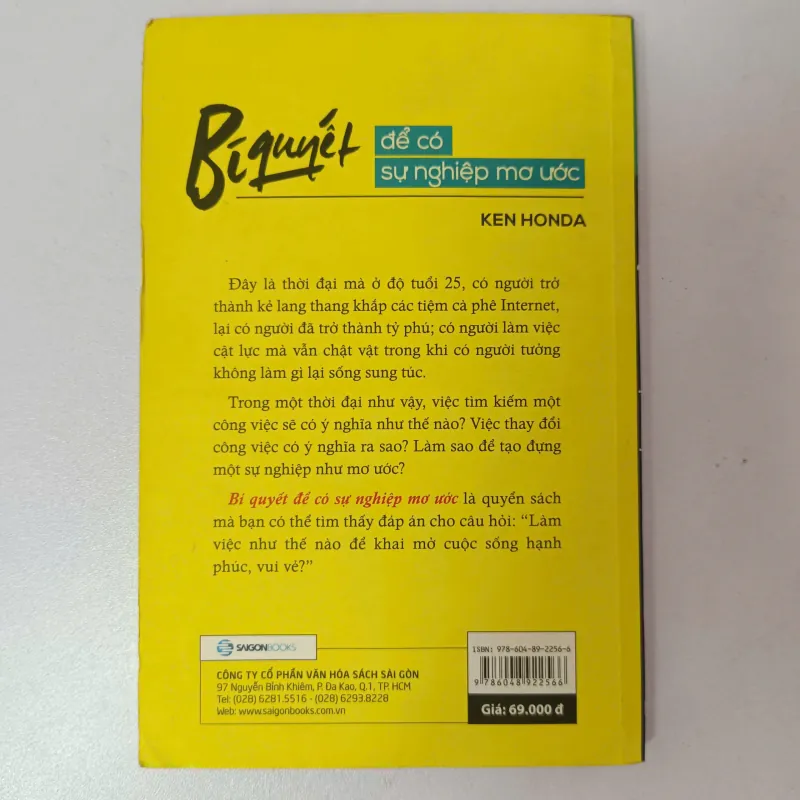 Bí Quyết Để Có Sự Nghiệp Mơ Ước - Ken Honda 1001554