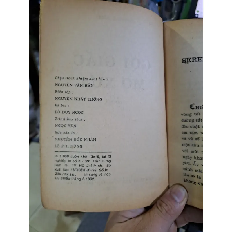 Gợi giấc mơ xưa tập 1 mới 70% ố rách gáy 1992 Văn học nước ngoài HCM1709 559937