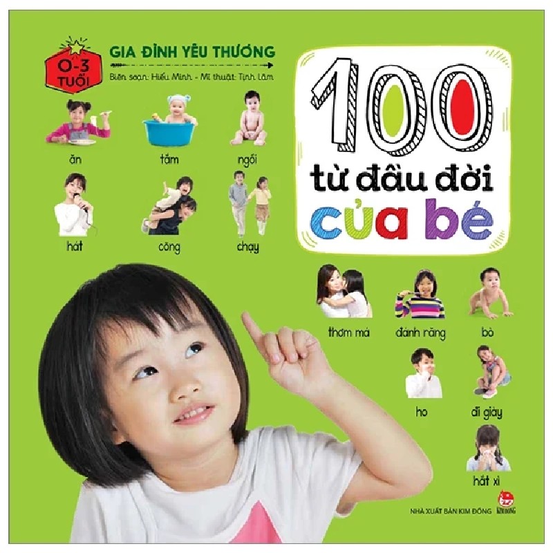 100 Từ Đầu Đời Của Bé - Gia Đình Yêu Thương (Bìa Cứng) - Tịnh Lâm, Hiếu Minh 177389