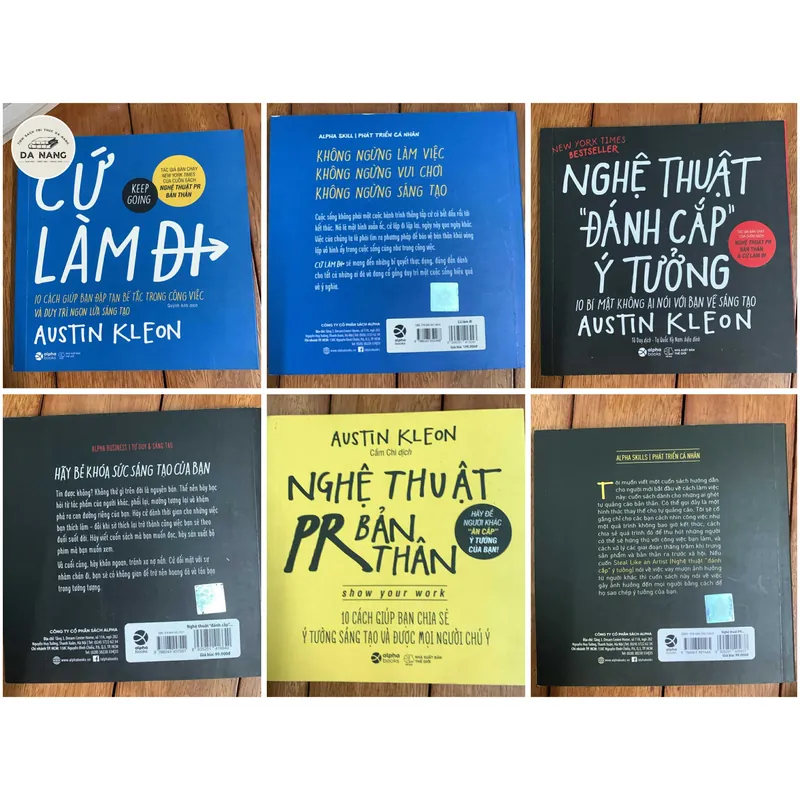 Combo 3 quyển sách của Austin kleon 558450