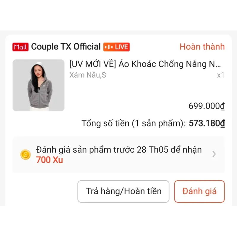 Áo khoác Couple Tx 1039392