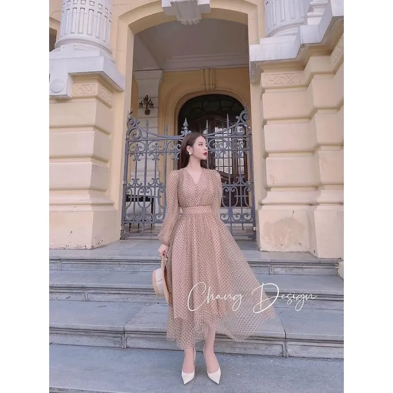 Đầm xoè tiểu thư sang chảnh 556864