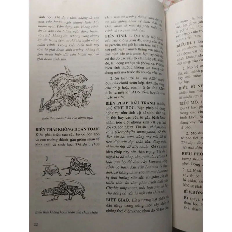 TỪ ĐIỂN SINH HỌC PHỔ THÔNG - BÌA CỨNG, KHỔ LỚN, CÓ MINH HỌA 732250