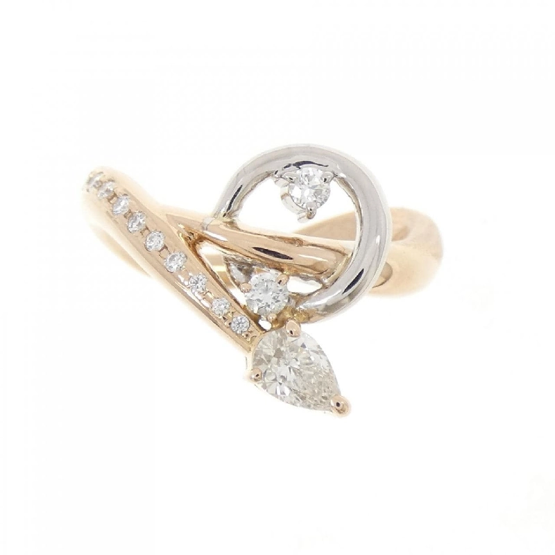 Nhẫn kim cương K18PG/K18WG 0.24CT - Hàng hiệu Chính hãng 853841