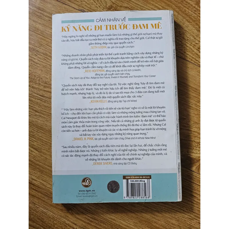 Kĩ năng đi trước đam mê 
50k 608190