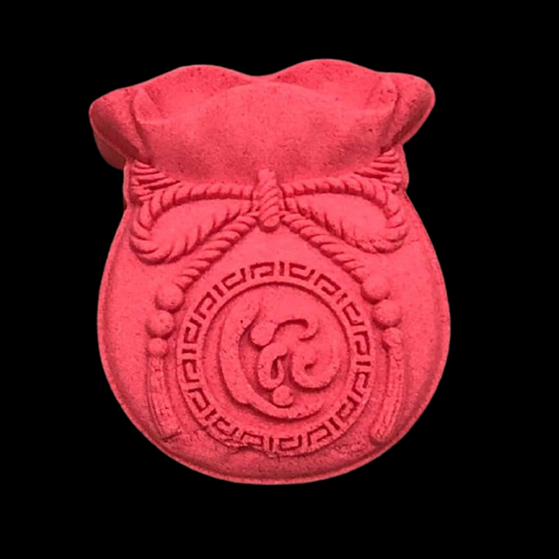 Khuôn trung thu lò xo, khuôn ép xôi túi tiền chữ Lộc loại 50 gram - Mã số 1131 338416