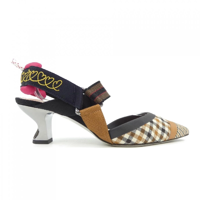 【Mã giảm giá】Giày cao gót FENDI 661504