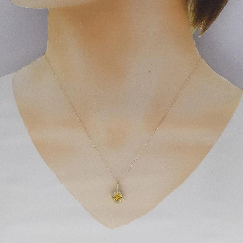 K18YG Sapphire Necklace 0.40CT - Hàng hiệu Authentic 857414