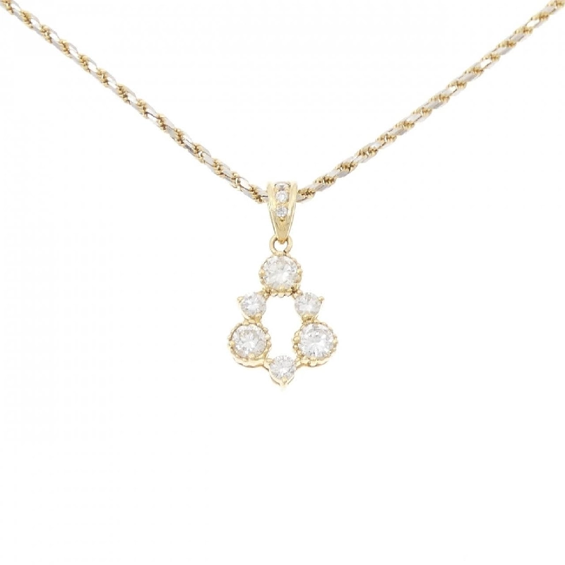 K18YG/750YG/750WG Dây chuyền kim cương 1.03CT - Hàng hiệu Chính hãng 861537