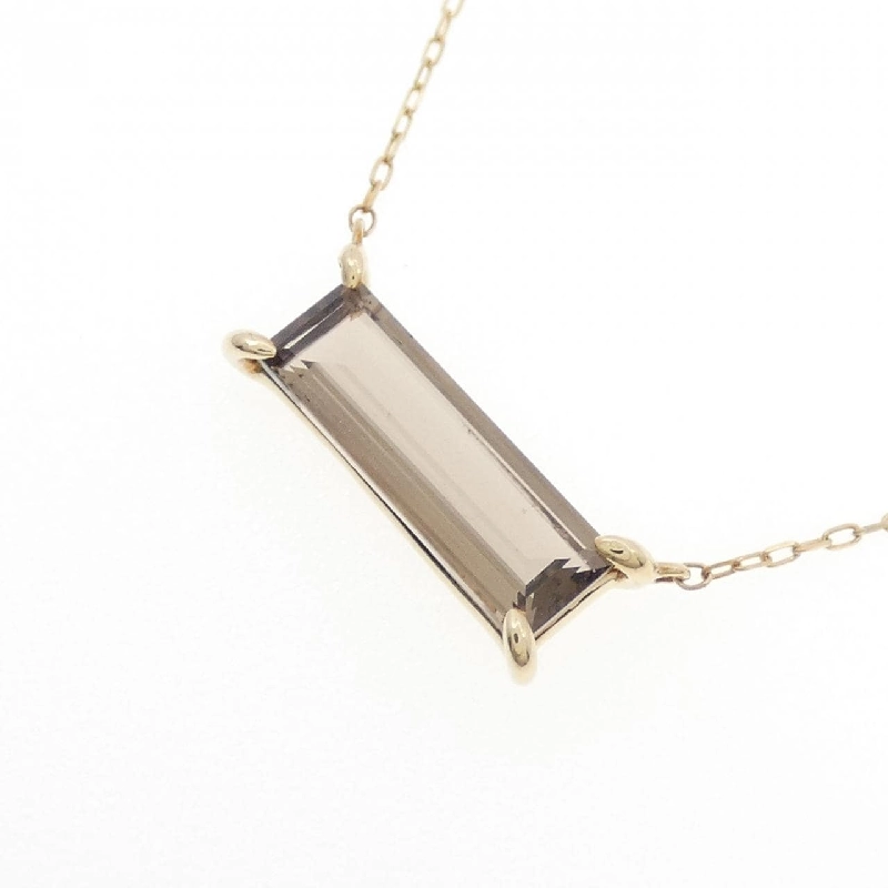 K10YG Đá quý khói Necklace - Hàng hiệu Authentic 860720