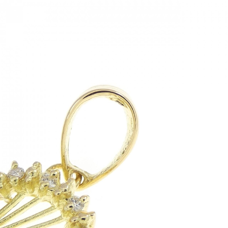 K18YG Mặt dây chuyền hình trái tim ngọc trai Mabe - Hàng hiệu Chính hãng 863253