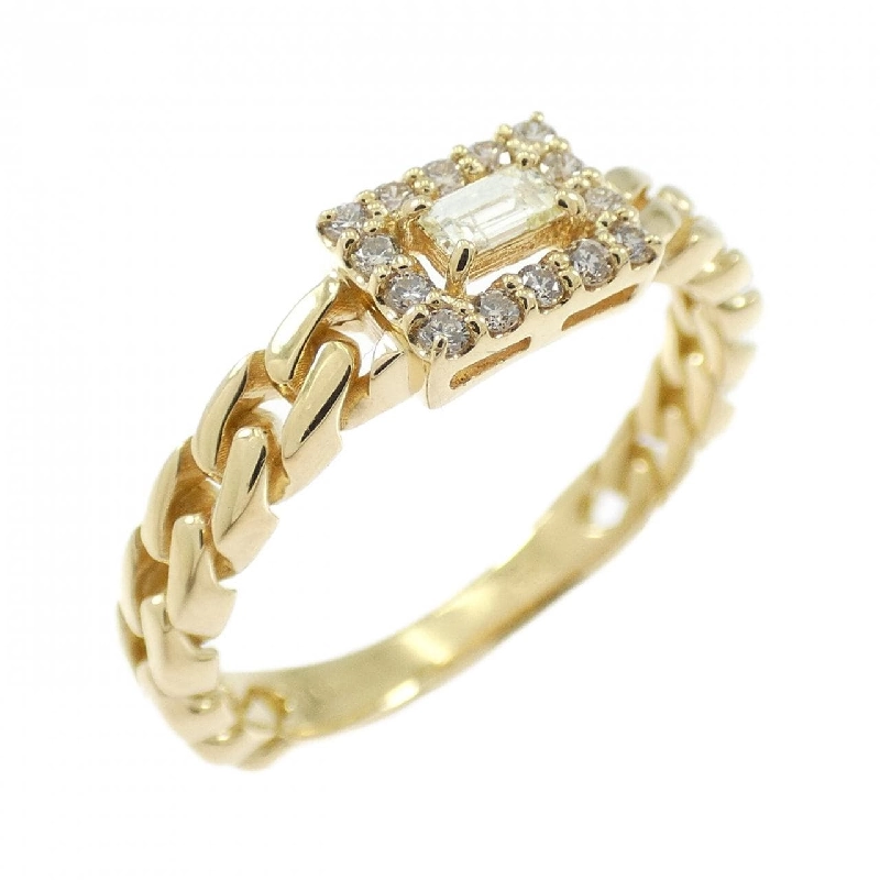 Nhẫn kim cương K18YG 0.15CT - Hàng hiệu Authentic 848262