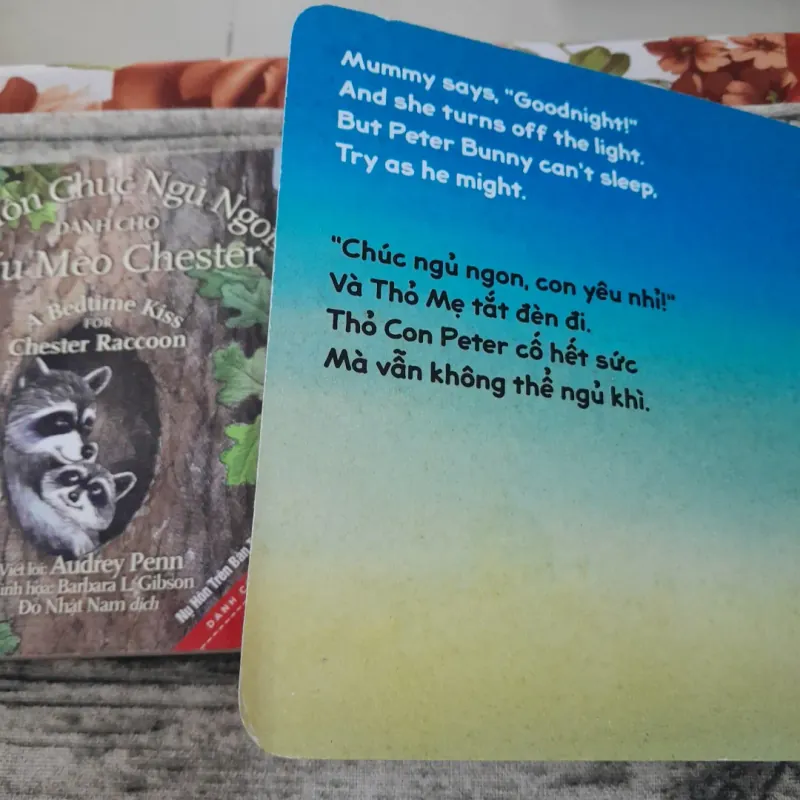 Sách màu song ngữ 1-5 tuổi: 2 quyển CHÚC NGỦ NGON. Tg Andrey Penn & Giuliano Ferrri 775905