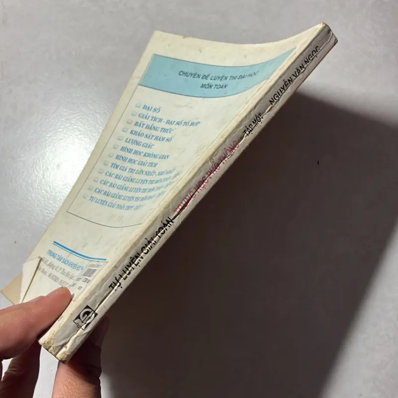 Tự luyện giải toán Trung học phổ thông tập 1 - Nguyễn Văn Ngọc 740106