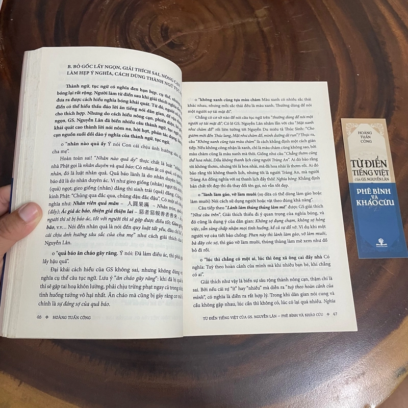II Từ Điển Tiếng Việt Của GS. Nguyễn Lân _ Phê Bình Và Khảo Cứu - Hoàng Tuấn Công - 2017 454574