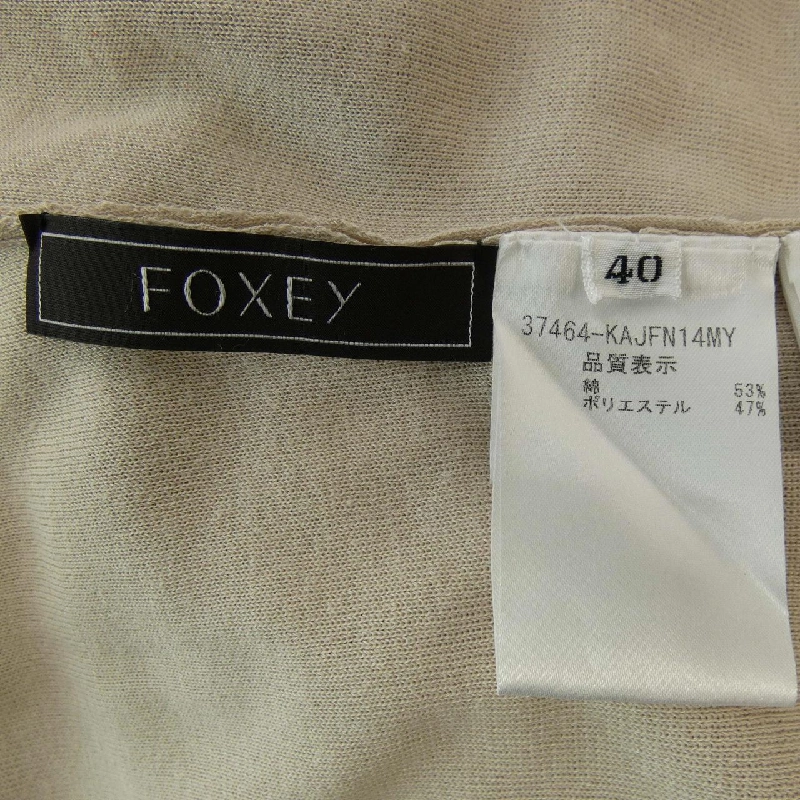 【Mã giảm giá】Áo khoác cardigan FOXEY 636886