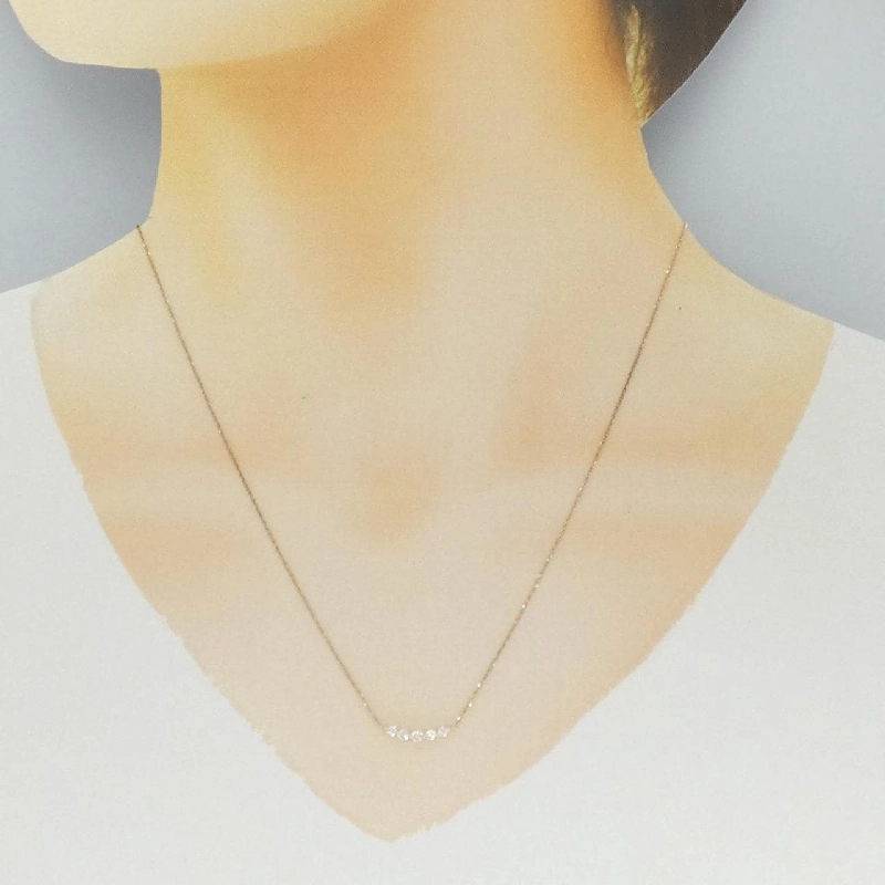 K10PG Dây chuyền kim cương 0.16CT - Hàng hiệu Authentic 857667