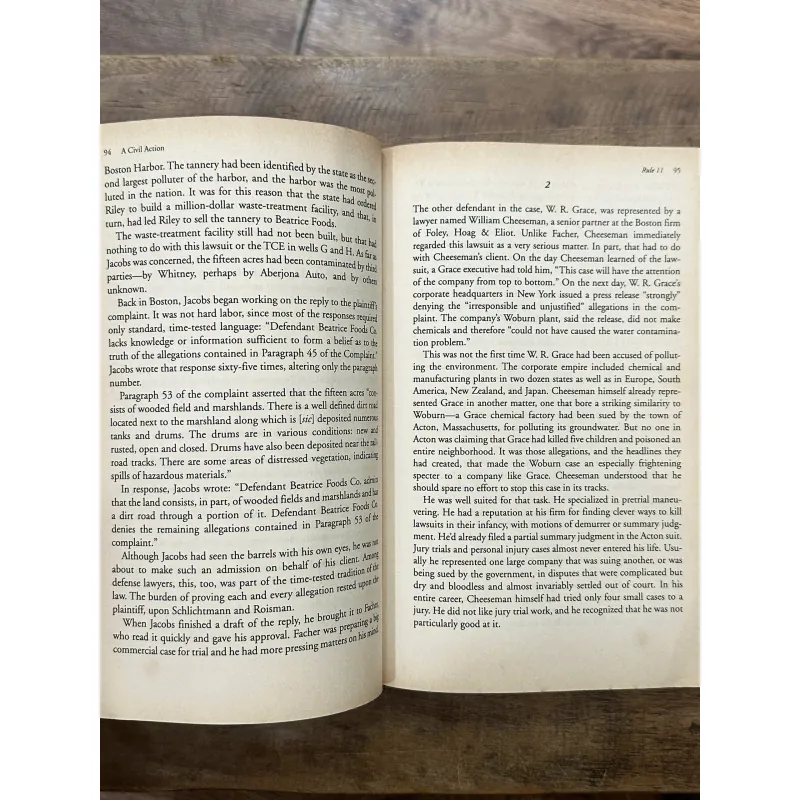 A Civil Action - Jonathan Harr 734888