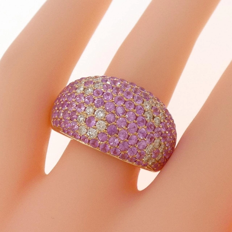 Nhẫn Sapphire Hoa K18PG 2.65CT - Hàng hiệu Chính hãng 850512