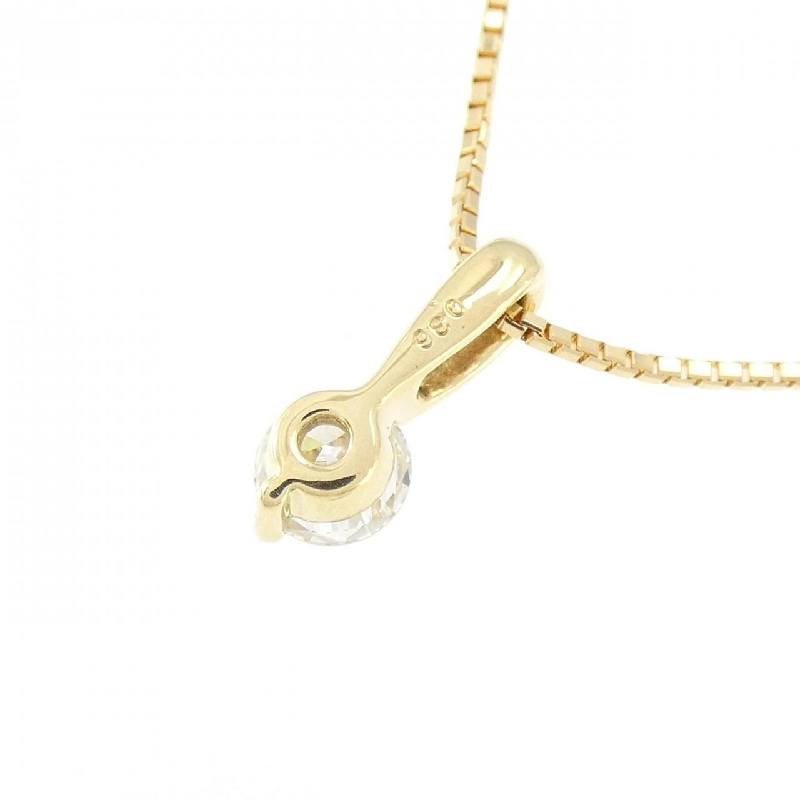 K18YG Solitaire Dây chuyền kim cương 0.36CT - Hàng hiệu Chính hãng 859158