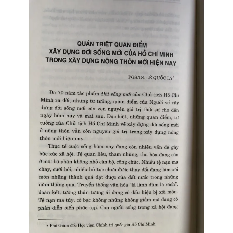 70 năm tác phẩm Đời sống mới của Chủ tịch Hồ Chí Minh  620265
