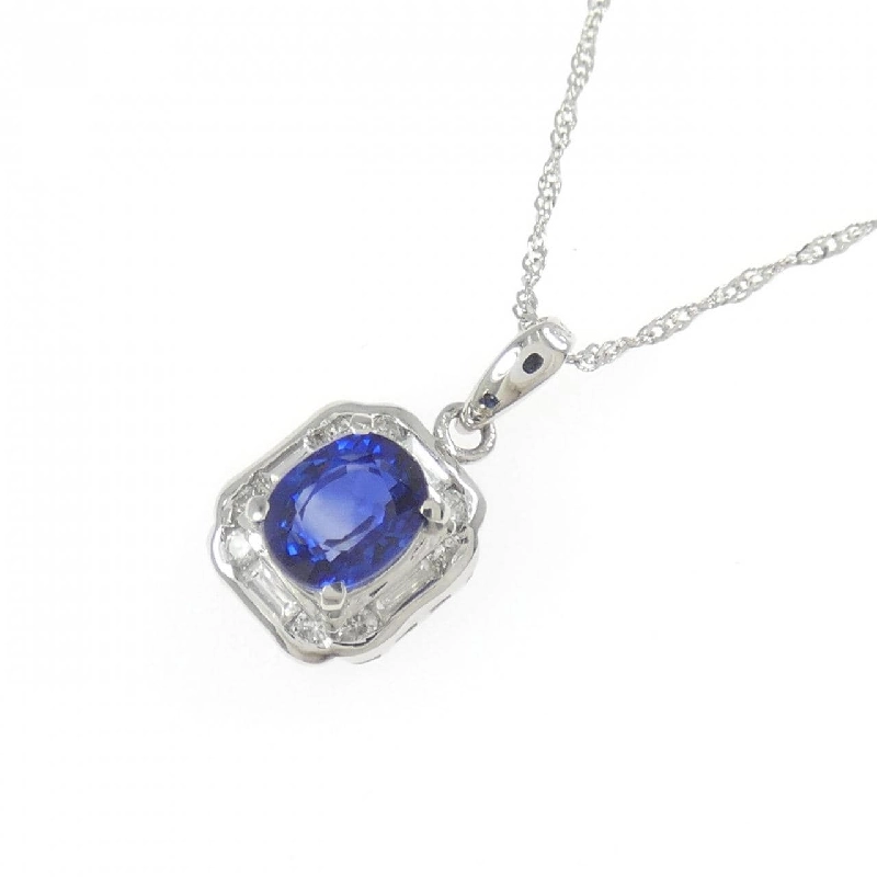Dây chuyền Sapphire PT900/PT850 0.97CT - Hàng hiệu Chính hãng 857792