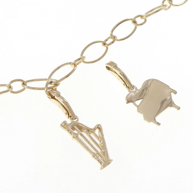 K18YG(枠) Dây chuyền đồng xu - Hàng hiệu Authentic 858618