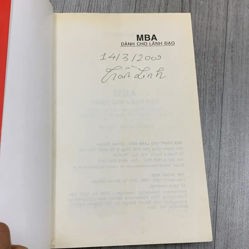 Mba dành cho lãnh đạo - steven silbiger. 4a5 733402