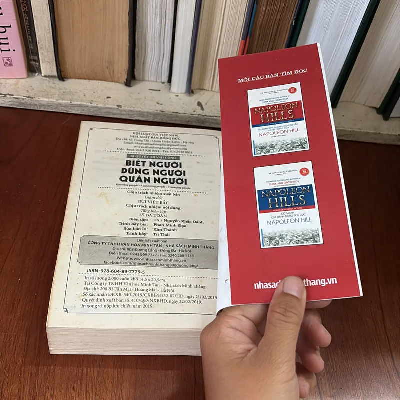 II Sách Kỹ Năng: Bí Quyết Thành Công _ Biết Người, Dùng Người, Quản Người - 2019 593945