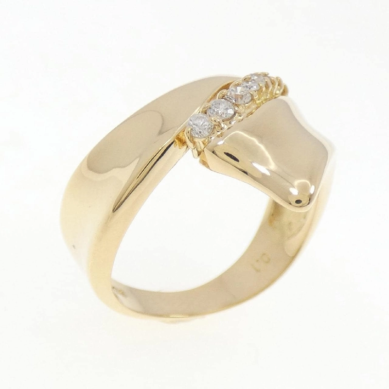 Nhẫn kim cương K18YG 0.1CT - Hàng hiệu Chính hãng 855897