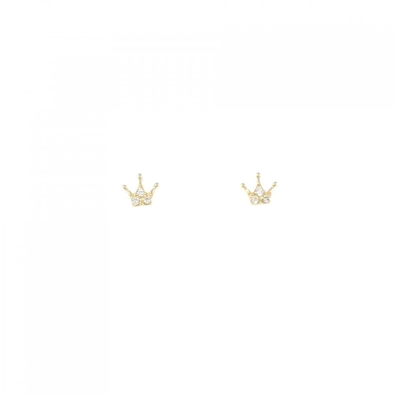 K18YG Bông tai kim cương 0.02CT - Hàng hiệu Chính hãng 873242