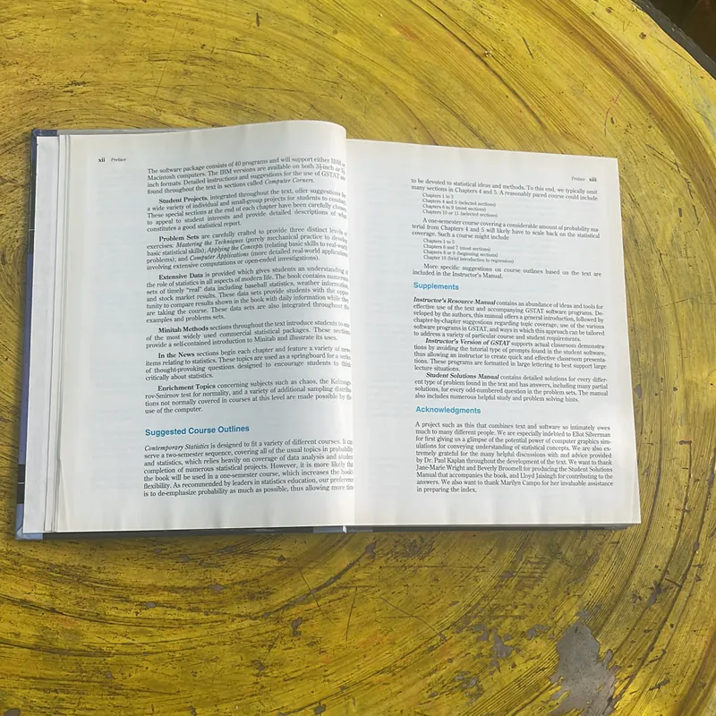 CONTEMPORARY STATISTICS A COMPUTER APPROACH-  699421