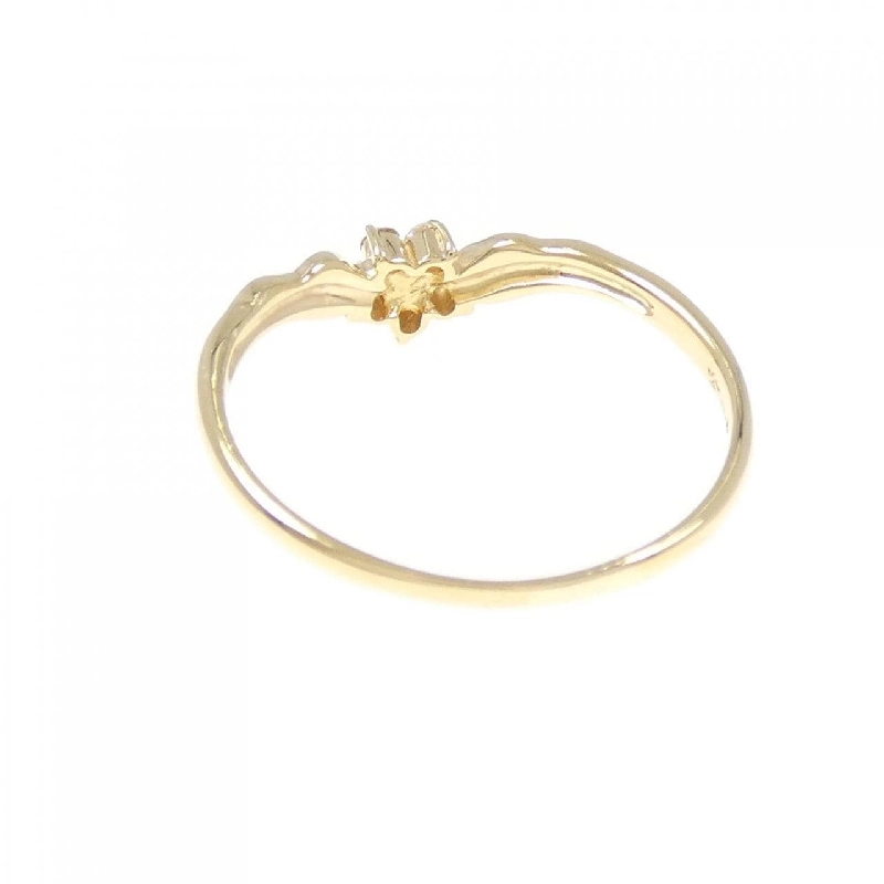 Nhẫn kim cương hoa K18YG - Hàng hiệu Authentic 849798