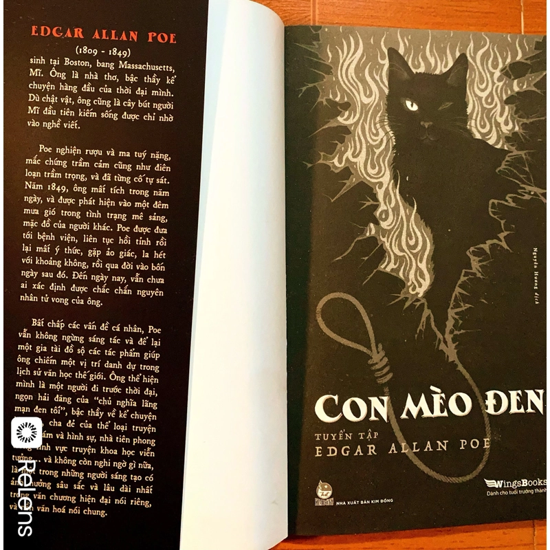 [DENG sách 2nd] Sách Con mèo đen Edgar Allan Poe 306175