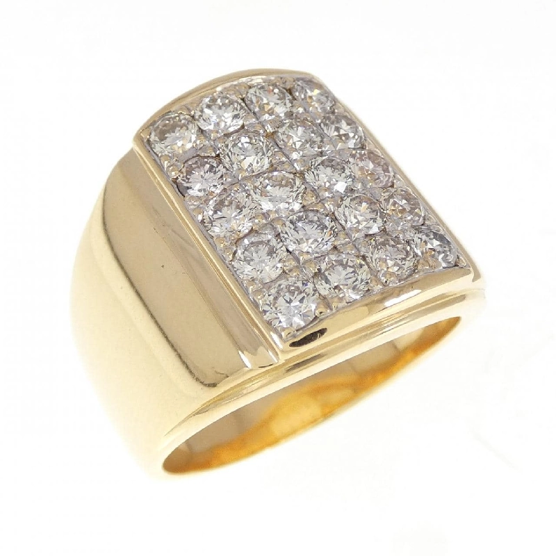 Nhẫn kim cương K18YG/K18WG - Hàng hiệu Authentic 850076